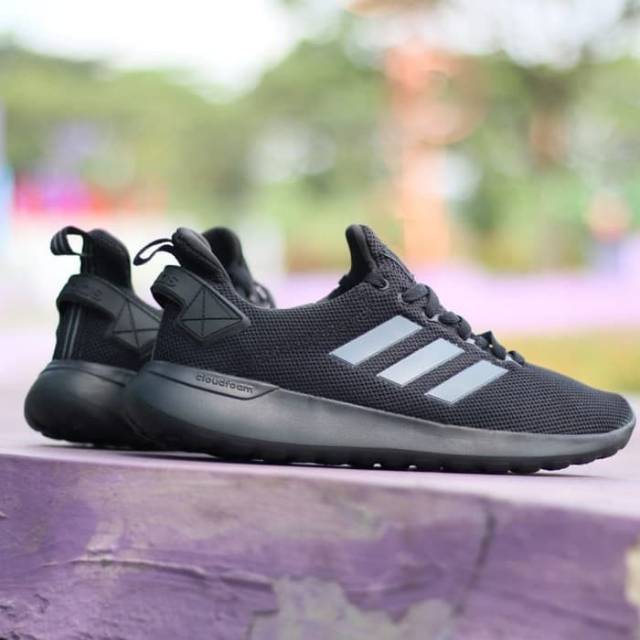 SEPATU ADIDAS LITE RACER BYD ORIGINAL BLACK SNEAKERS SLIP ON PRIA WANITA MURAH CASUAL TRENDY SPORTY