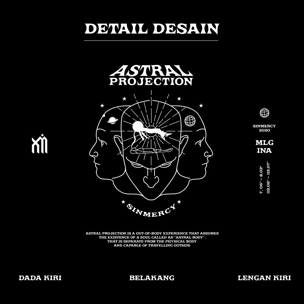 Sinmercy Crewneck Astral Projection Casual Shopee Indonesia