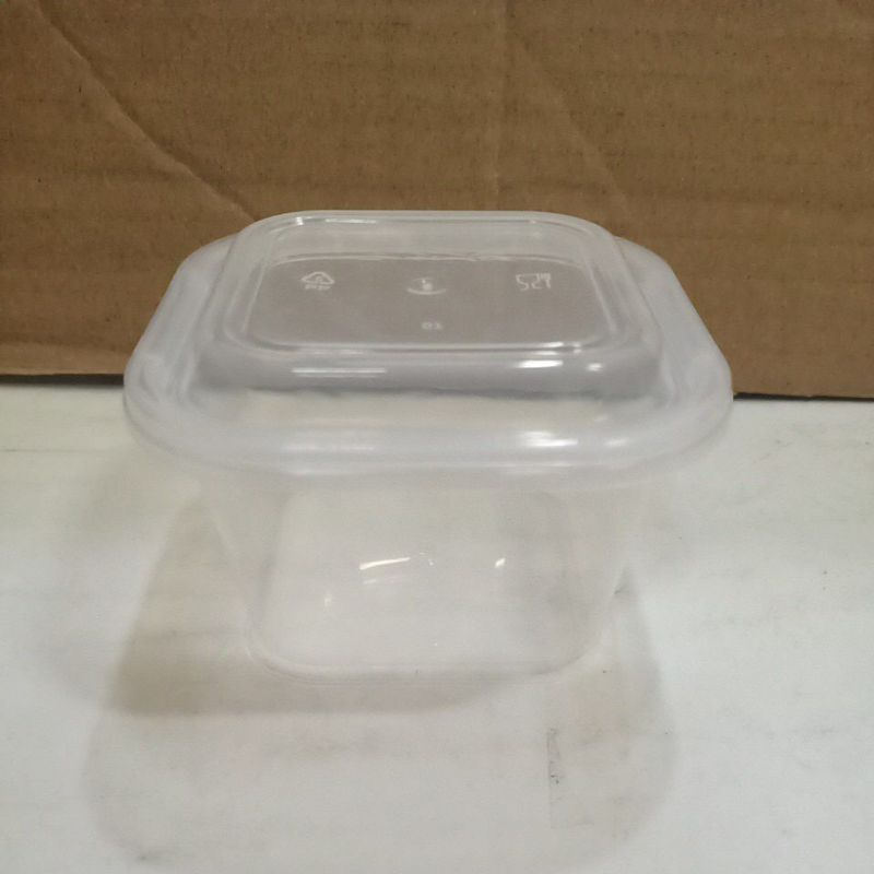 ThinWall Cup Square / Cup Pudding Plastik Kotak Persegi 150 ml 25 pcs
