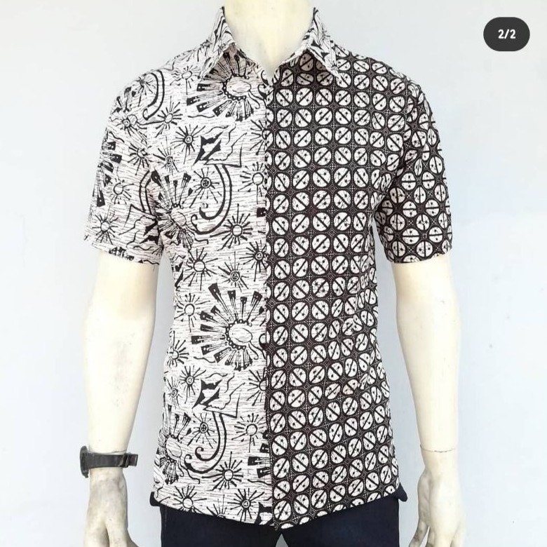Kemeja Batik Kawung Matahari Couple Series