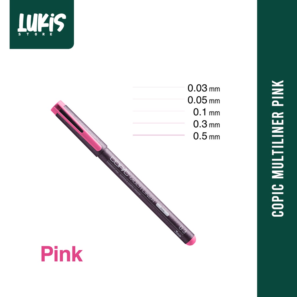 

Copic Multiliner Pink - Satuan