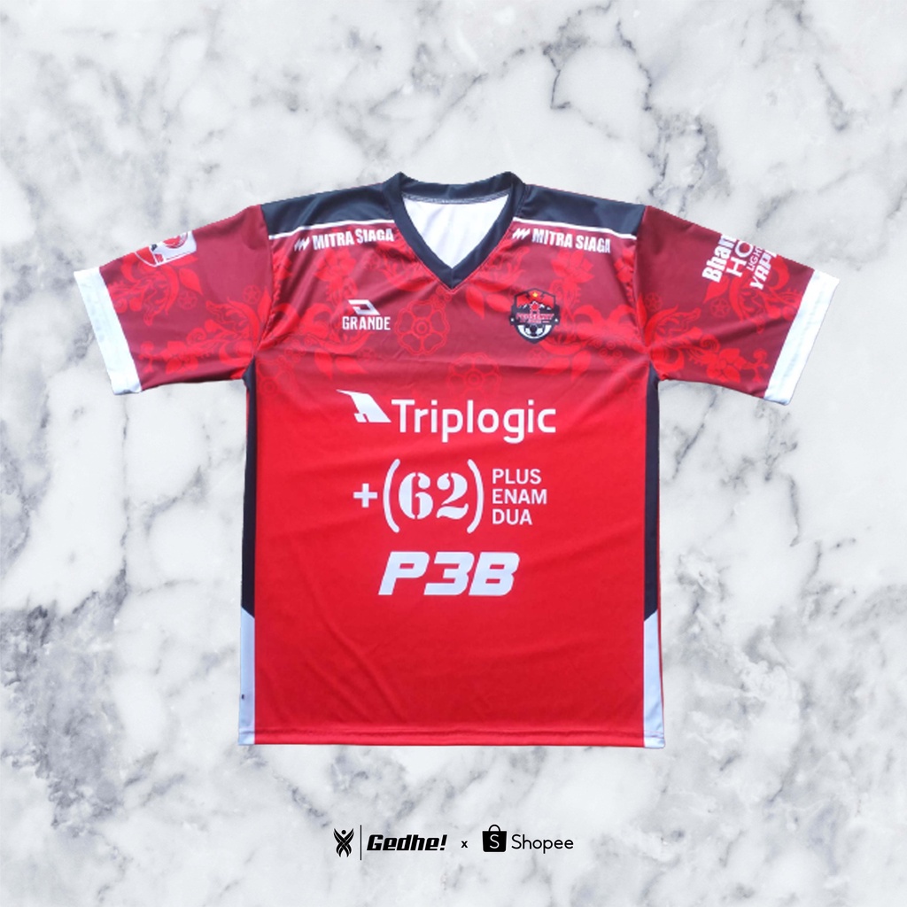 Jersey Persekat Tegal Free Custom Nama & Nomor Punggung