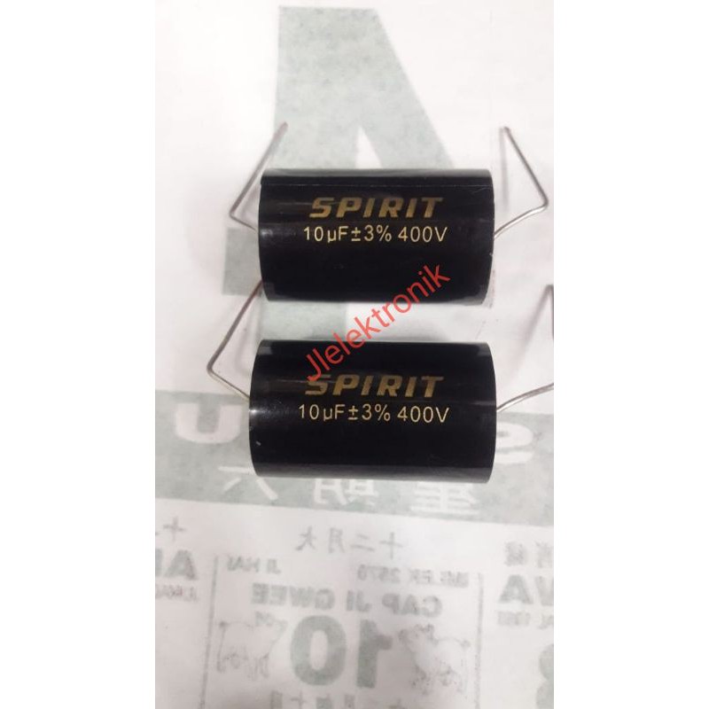 Spirit 106 Kapasitor 10uF 400V Ori Tweeter Capasitor capasitor