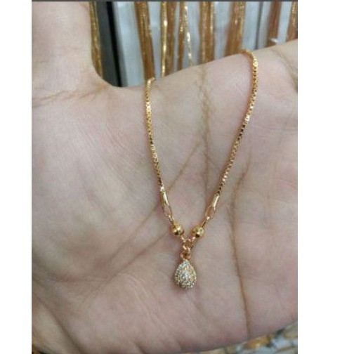 Kalung Anak Set Liontin Oval