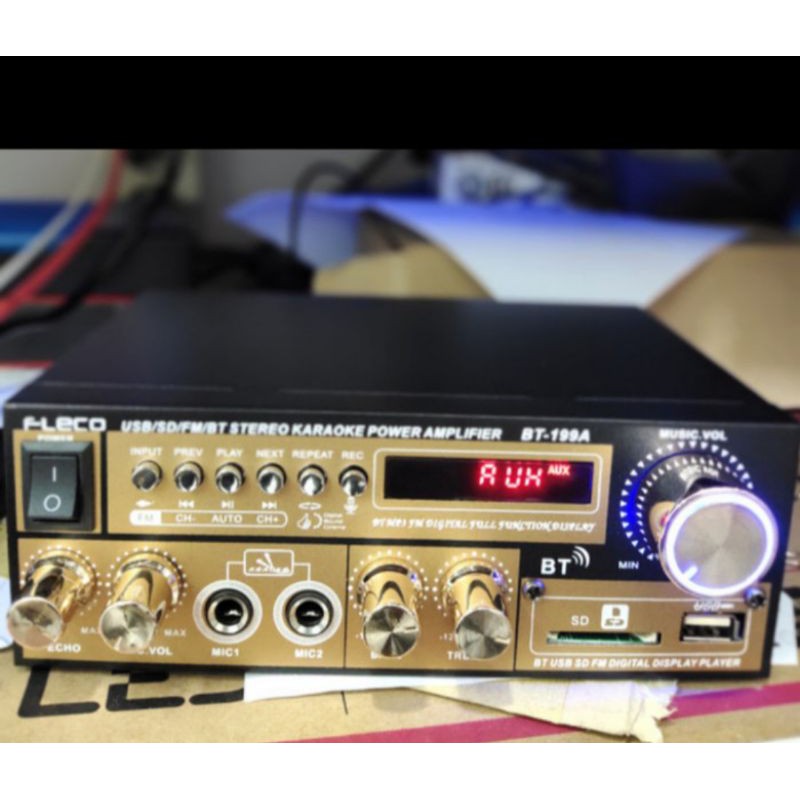 POWER AMPLIFIER FLECO BT-199A - AMPLIFIER KARAOKE BLUETOOTH FLECO BT-199A