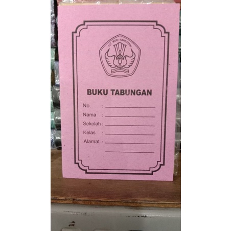 

Buku tabungan 1 pak isi 50 pcs