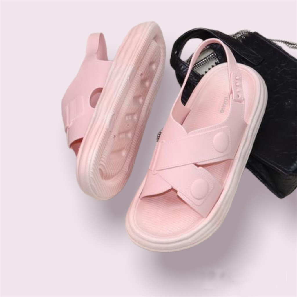 Sandal Wanita Terbaru /Sendal Selop Tali Jelly Laluna V502/Sendal Karet Korea Kekinian