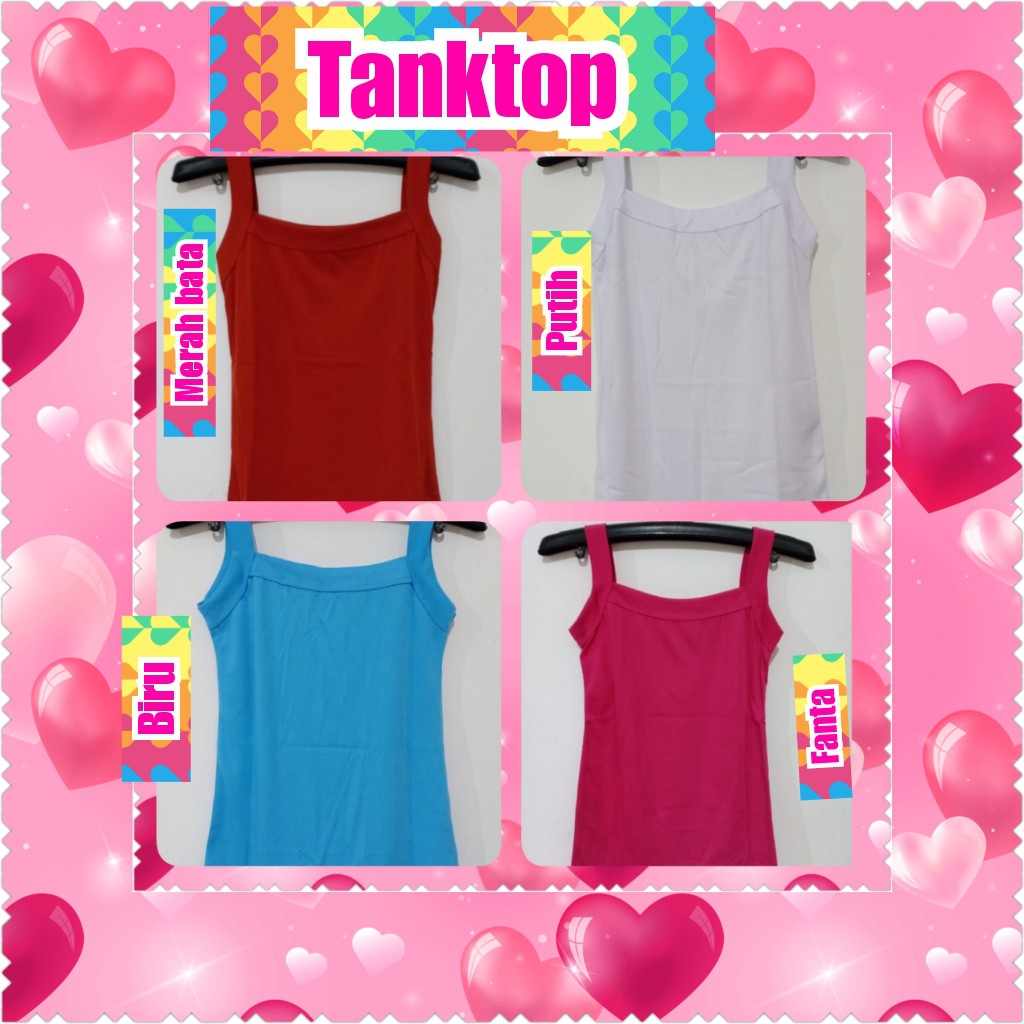 TANK TOP CHIKA / BLOUSE /TERMURAH