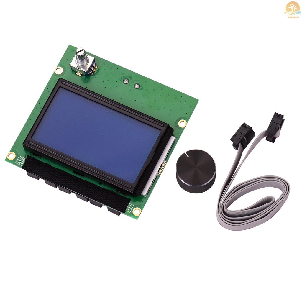 3D Printer Parts LCD Display Screen Board with Cable Replacement for Creality Ender 3/Ender 3 Pro 3D printer