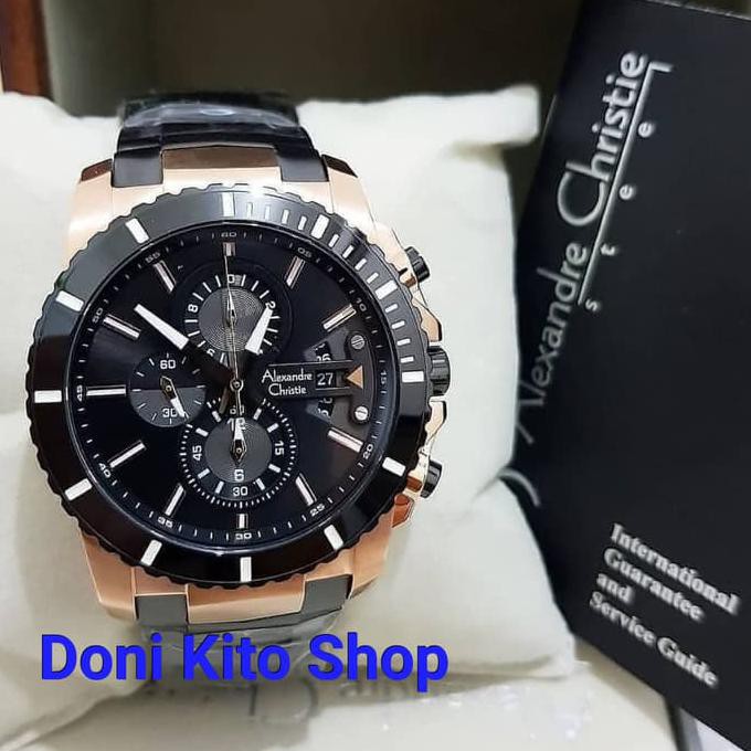 Super Sale Jam Tangan Pria Original Alexandre Christie AC6455 / 6455 / AC 6455 Ready Stock