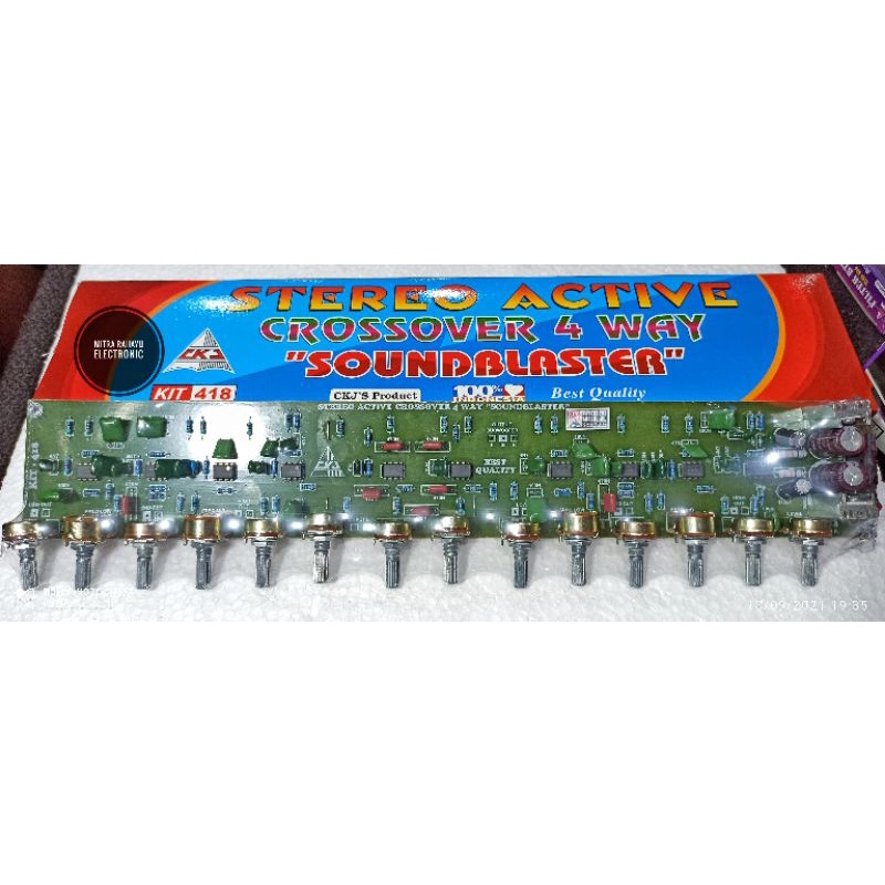 KIT CROSSOVER 4 WAY ACTIVE  SOUNDBLASTER KIT 418 CKJ