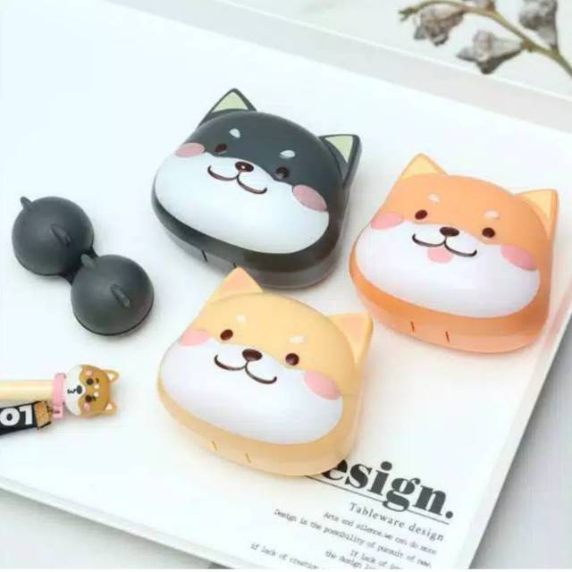 Softlens case 3d karakter anjing HACHIKO