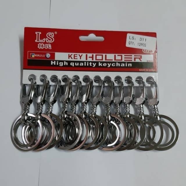 Grosir murah gantungan kunci stainlis ring 2