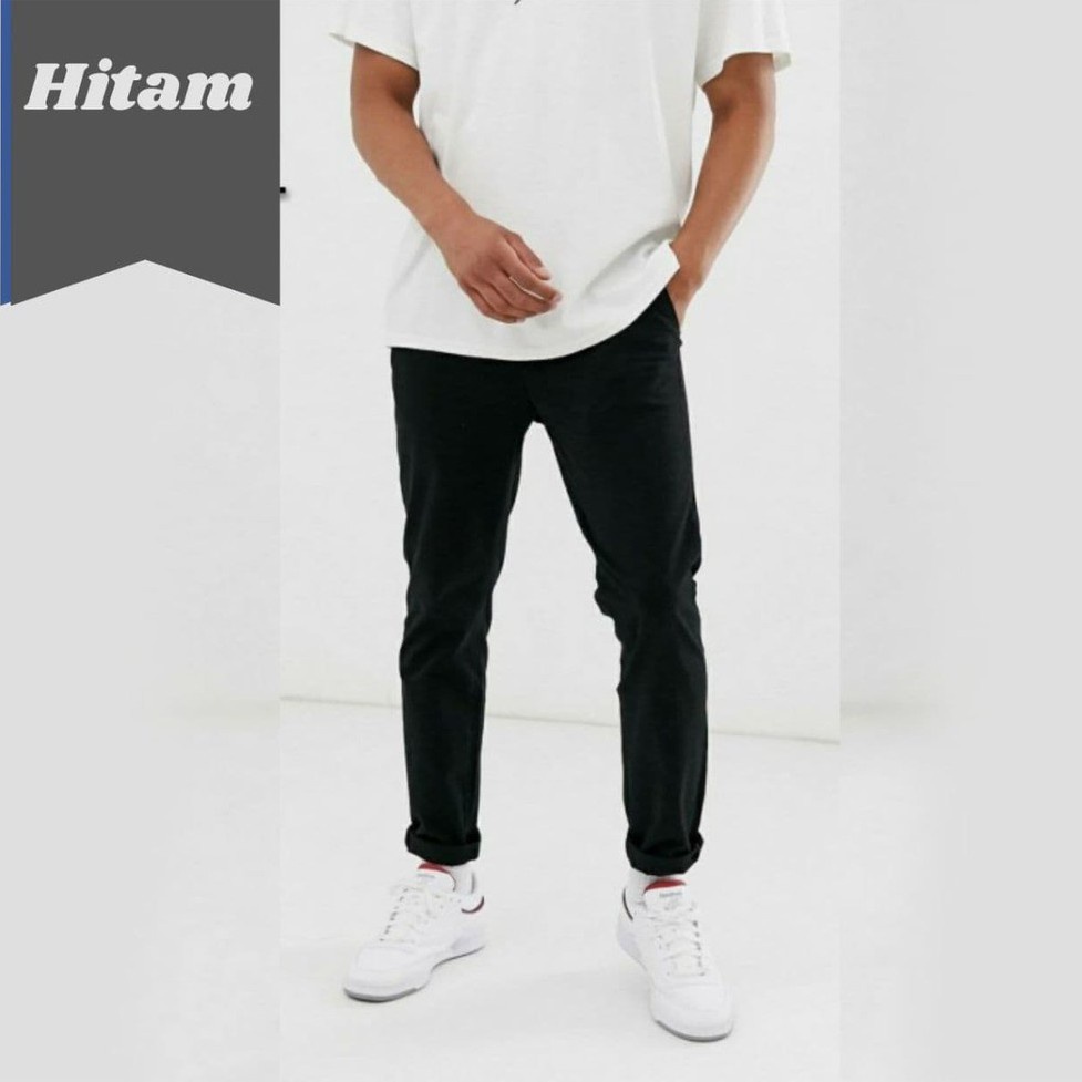 CELANA CHINO PANJANG PRIA ABU MUDA TUA SLIM FIT CHINOS MELAR SLIMFIT STRETCH CASUAL CINOS ORIGINAL CELANA CHINOS PRIA