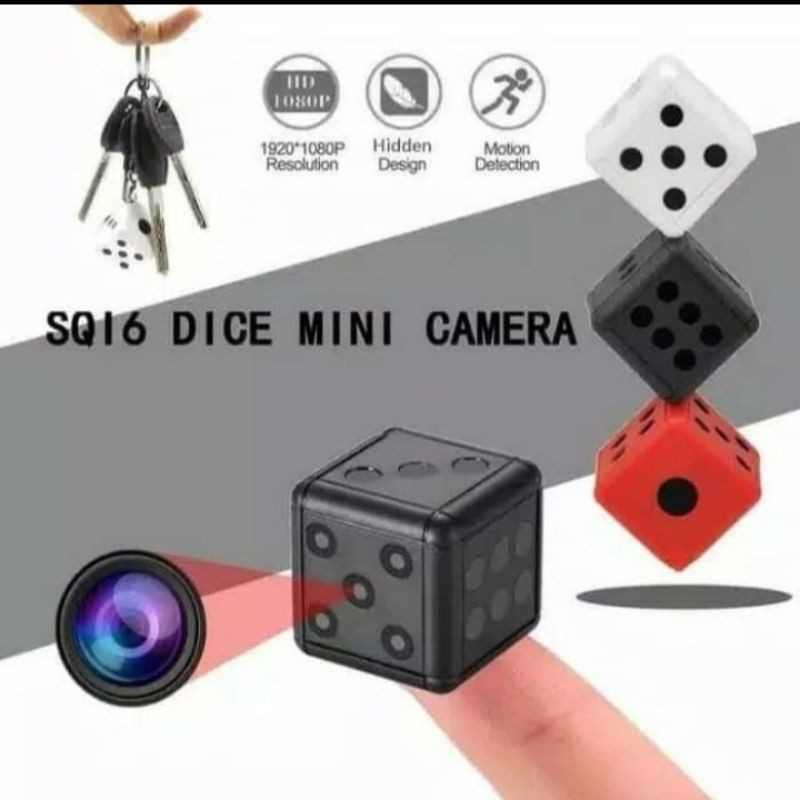 SPY CAM MINI SQ16 hidden kamera pengintai bentuk dadu