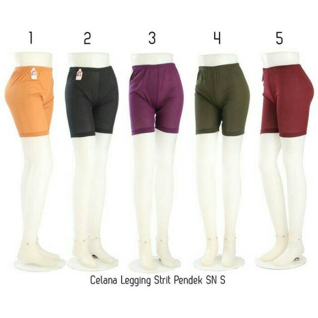 Celana strit pendek anak wanita S / legging pendek dalaman anak