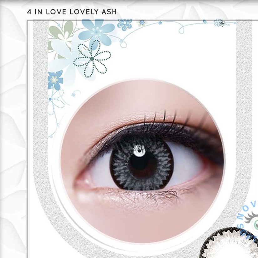 Softlens 4 in love - 14.2mm - Normal + Free tempat lensa