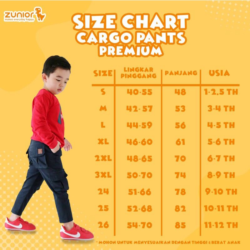 Celana Cargo anak laki laki Panjang Chinos pdl Celana Gunung bahan Katun Kargo pants Zunior Warna Hitam Army