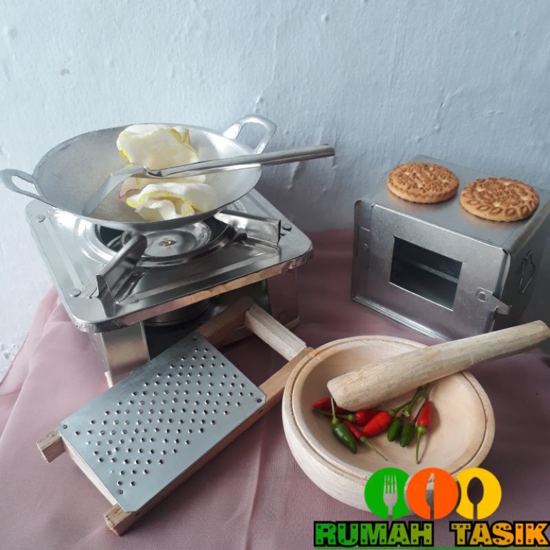 Set Mainan Masak Masakan Anak Paket Dapur Olah