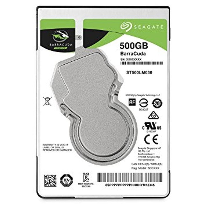 Seagate Barracuda for Laptop 500GB 2.5" HDD hardisk harddisk Internal