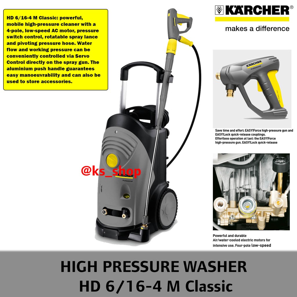 Karcher Prof | HD 6/16-4 M Classic | Cold Water High Pressure Washer