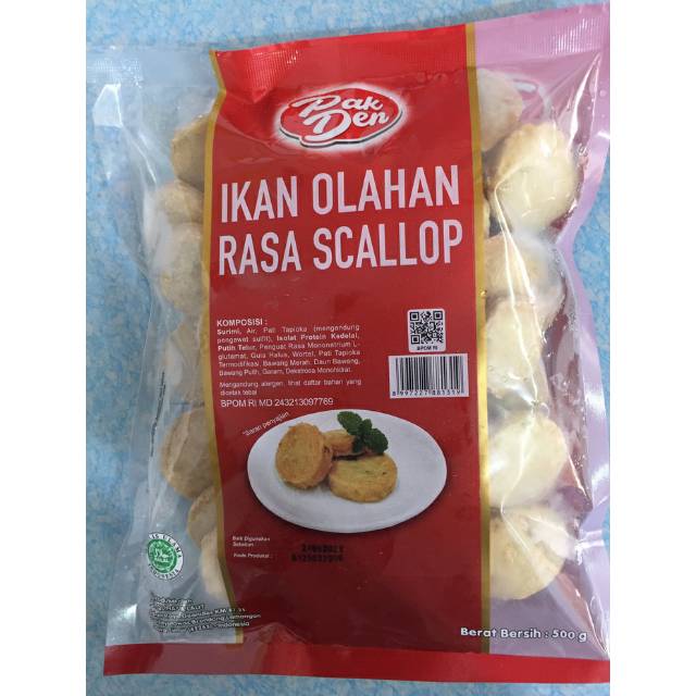 

Pakden Scallop 500gr