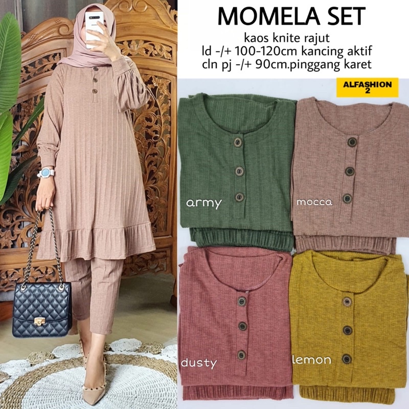 [BISA COD] MOMELA SET ORI BY ALFASHION