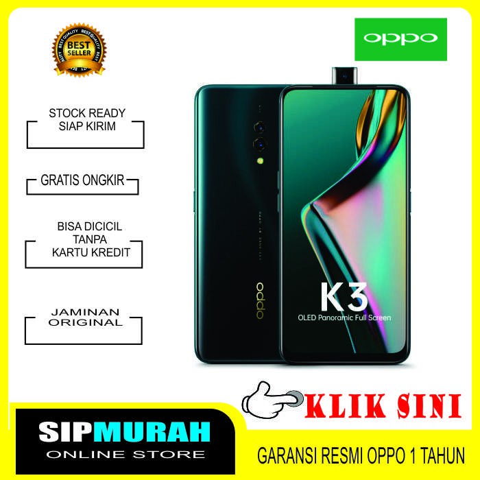 OPPO K3 6GB 64GB RAM 6 64 Spesifikasi Handphone Tablet Oppo K3 6GB/64GB case MURAH BERGARANSI