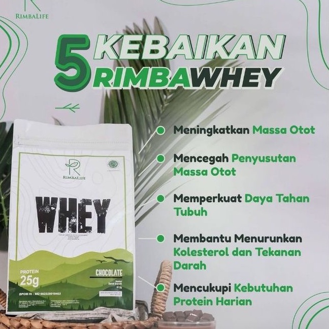 Rimba Whey 3 Lbs 3lbs Whey Protein Rimba Whey 2 Lbs Free 1 Lbs BPOM Halal MUI Muscle First