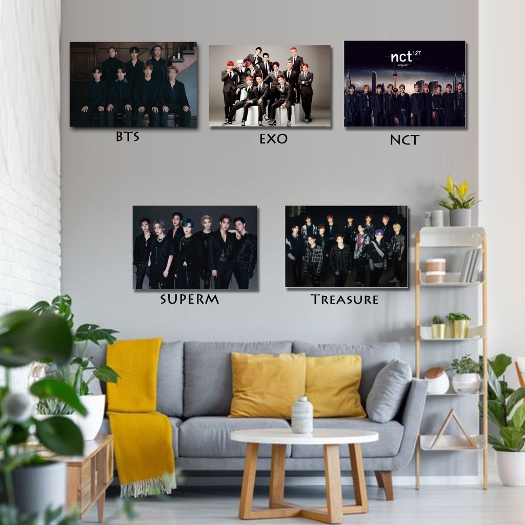 grosiramanah [TERMURAH] Hiasan Dinding Poster Kayu Pajangan Walldecor 20x30 KPOP