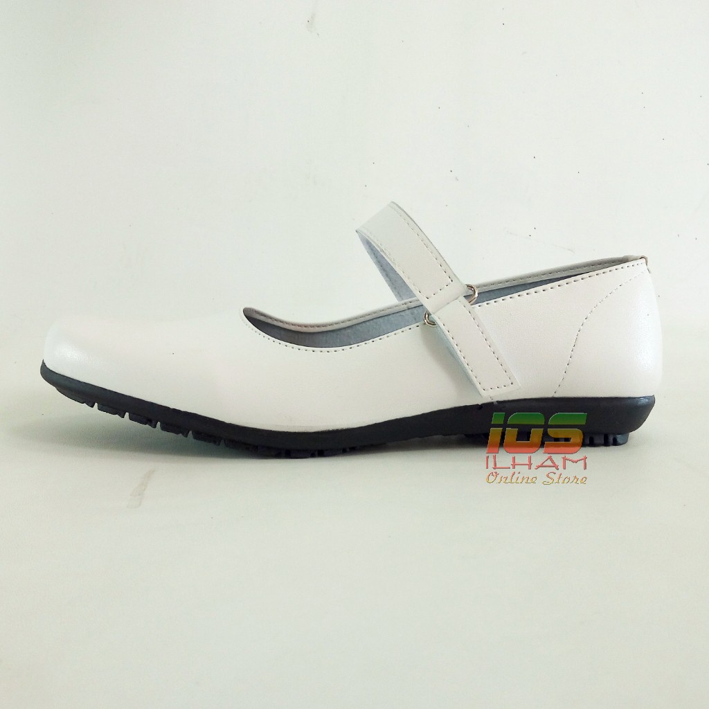 G.02tr Putih Sepatu Pantofel Paskibraka Perawat Size 36-41