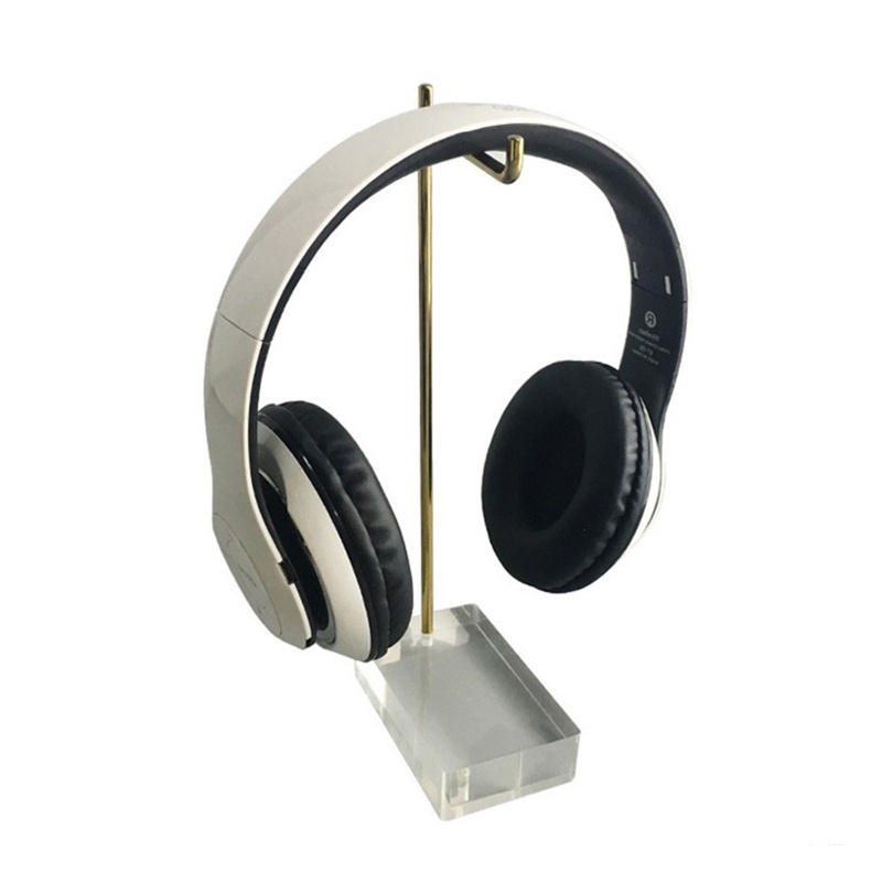 Btsg Stand Display Headphone / Earphone Bahan Akrilik Transparan