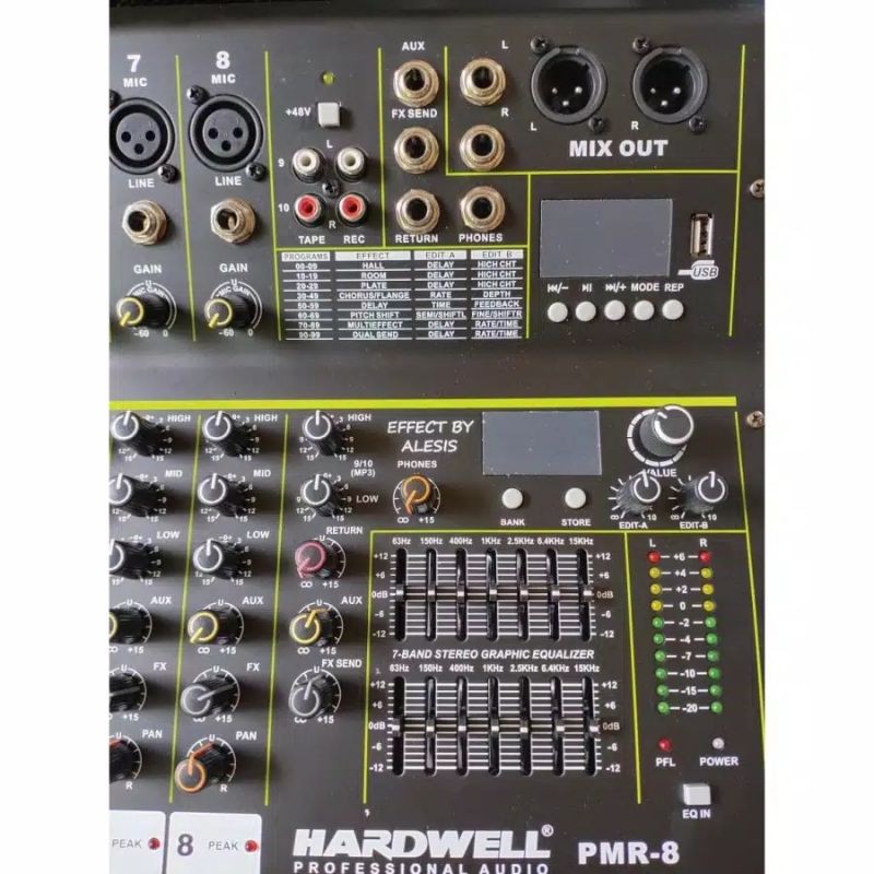 power mixer Hardwell PMR 8 350w x 2. original hardwell