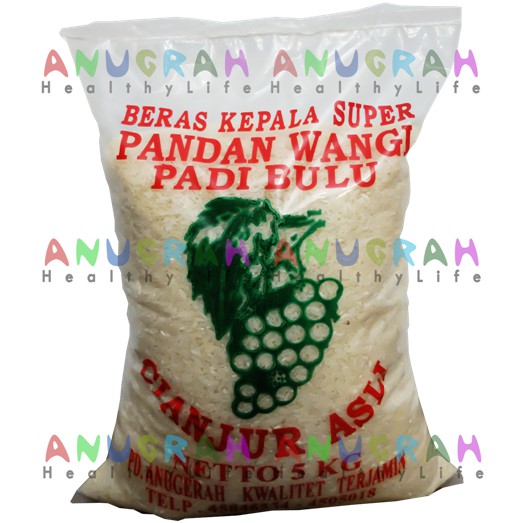 

Beras 5 KG Cianjur Spesial Pandan Wangi Cap Anggur PROMO