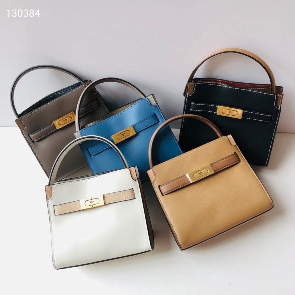 ORIGINAL 2022 NEW TORY BURCH TB LEE RADZIWILL PETITE DOUBLE BAG MINI CUTE CROSSBODY SHOULDER BAG