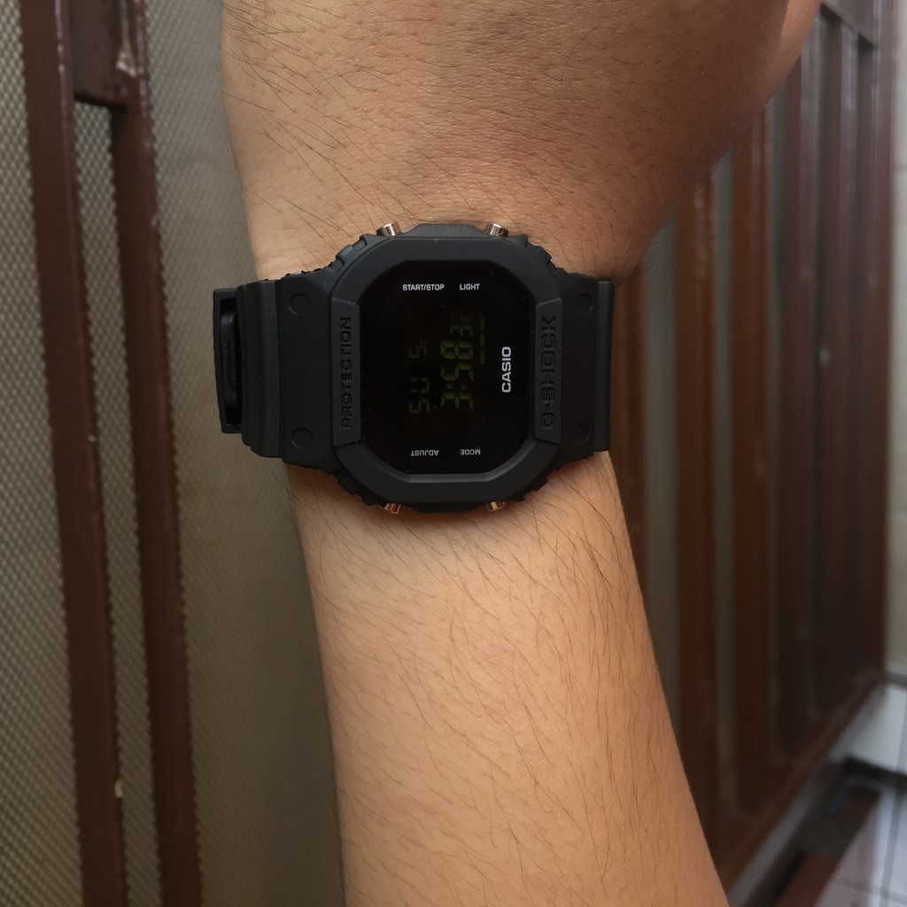 SALE MURAH  G-Shock Jeans Denim Casio DW5600 kotak , jam tangan pria