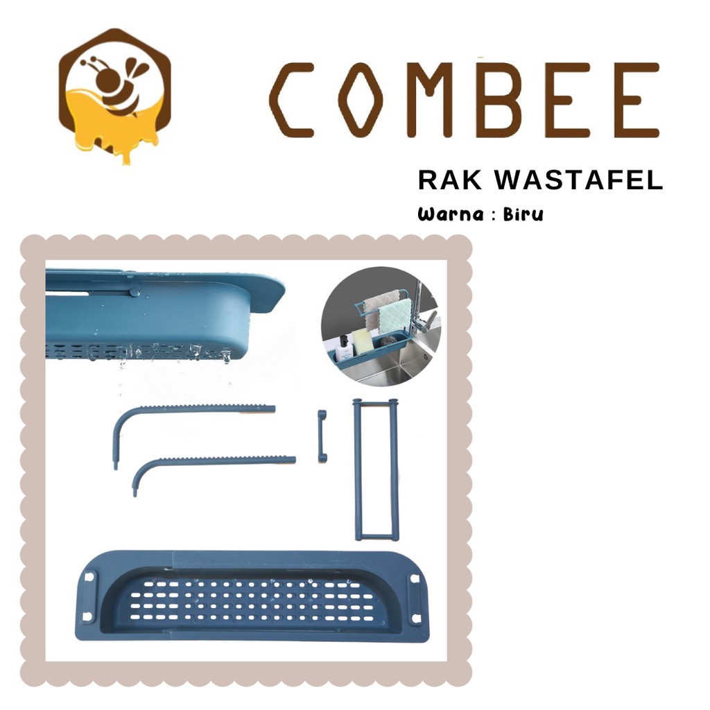 Rak Wastafel Spon Dapur Kain Lap Rak Penyimpanan Spons / Serba Guna / sink flexible