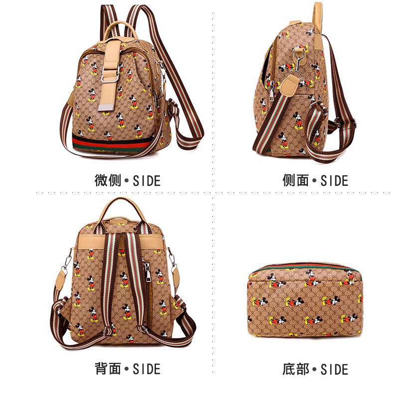 TASHAPPY EL 6083 tas RANSEL wanita import model korea supplier tas import MOTIF MICK LT1786