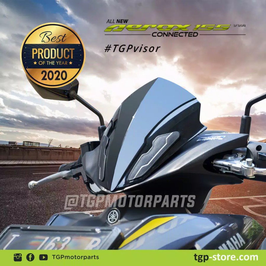 Visor kepala yamaha aerox TGP hitam