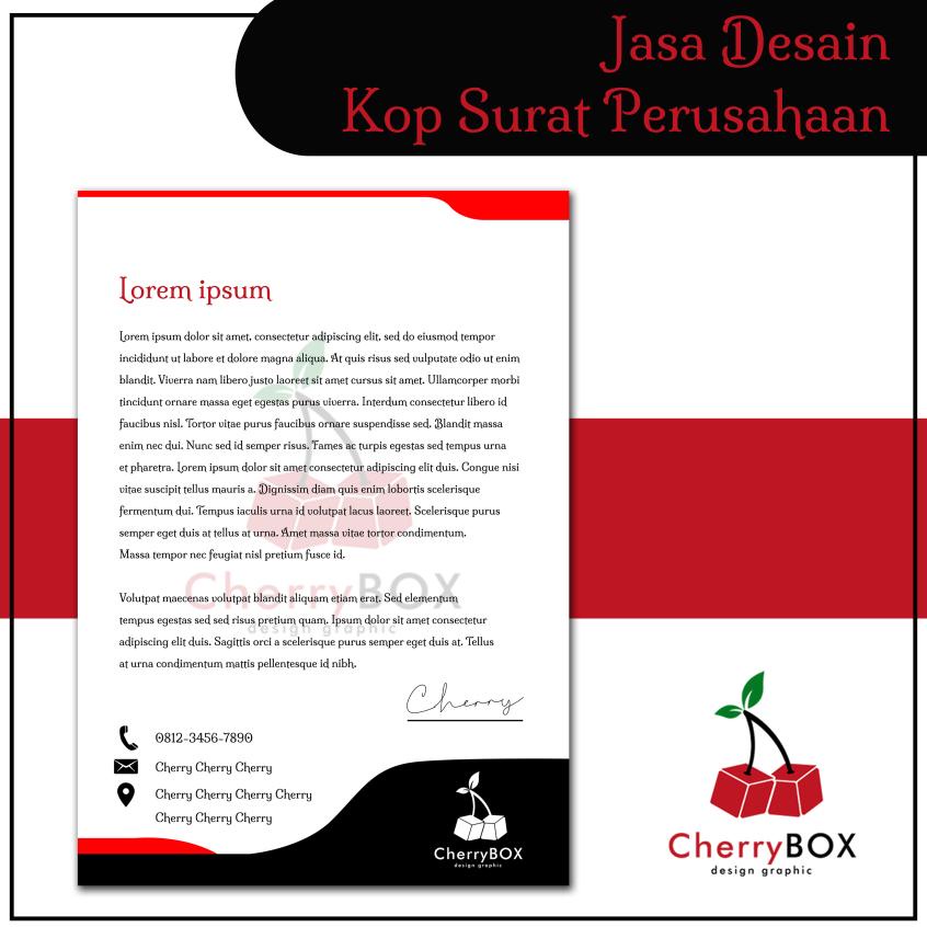 KOP SURAT KORPORASI maupun UMKM | DESAIN KOP SURAT by CB