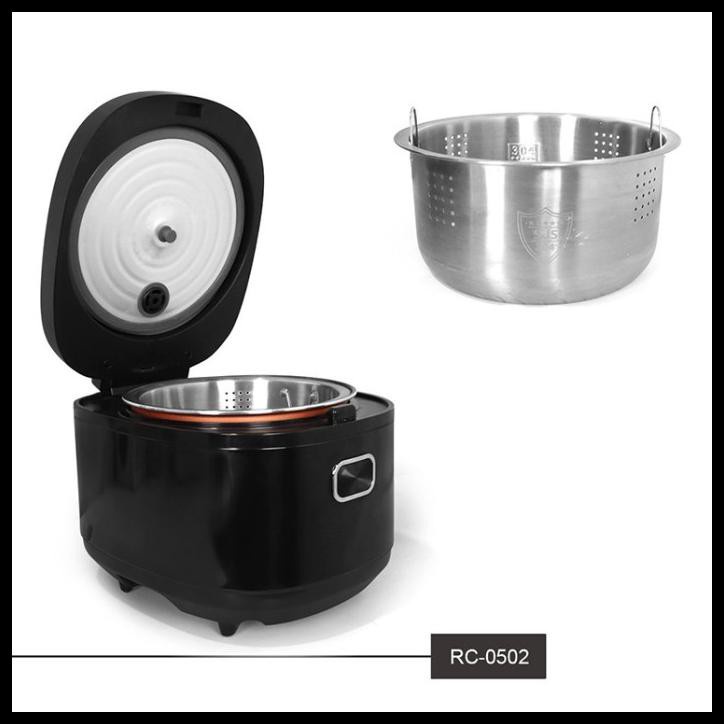 Cyprus Rice Cooker Low Carbo Magic com Rendah Gula 1,8 Liter RC 0502