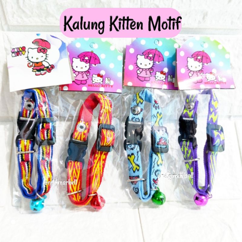 Kalung Kitten Kucing Kecil Motif Murah