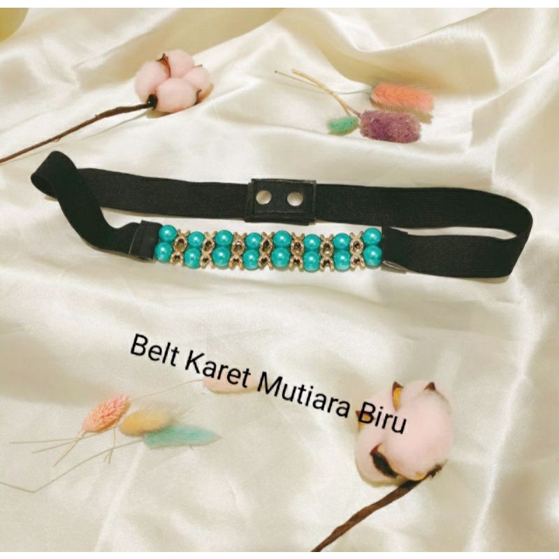 IKAT PINGGANG KARET MUTIARA WANITA/IKAT PINGGANG WANITA FLASH SALE