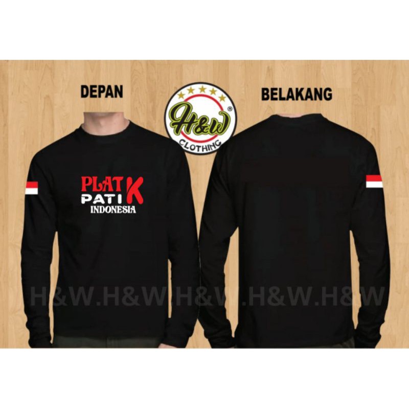 KAOS PLAT K PATI INDONESIA DISTRO PREMIUM//BISA COD