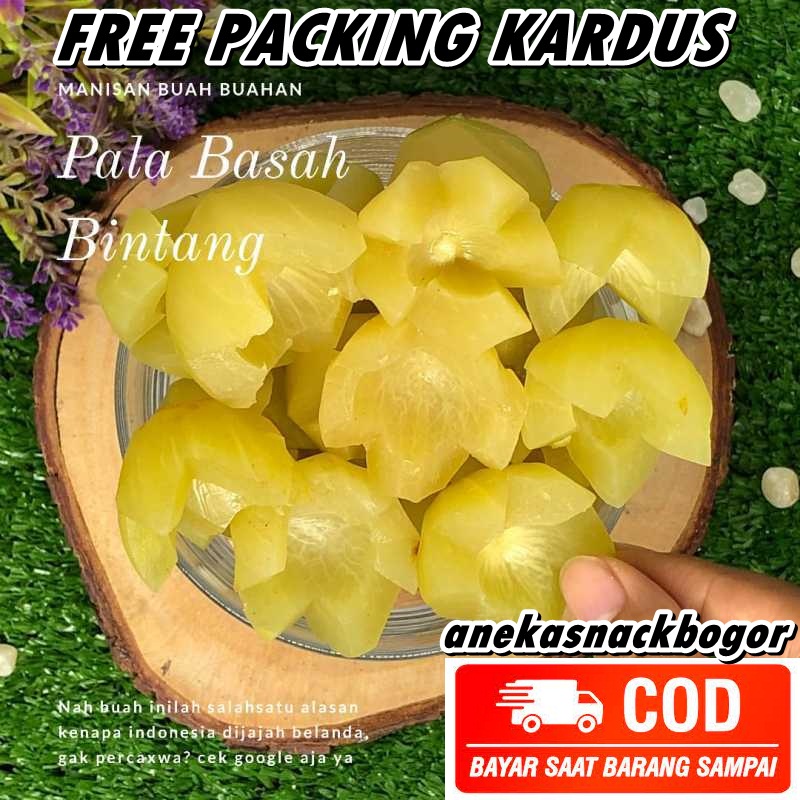 

RB Makanan Ringan Sehat Manisan Buah Pala Basah 500 Gram