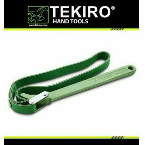 tekiro OF0963 kunci sabuk filter oli 9 inch oil filter wrench belt 9&quot;