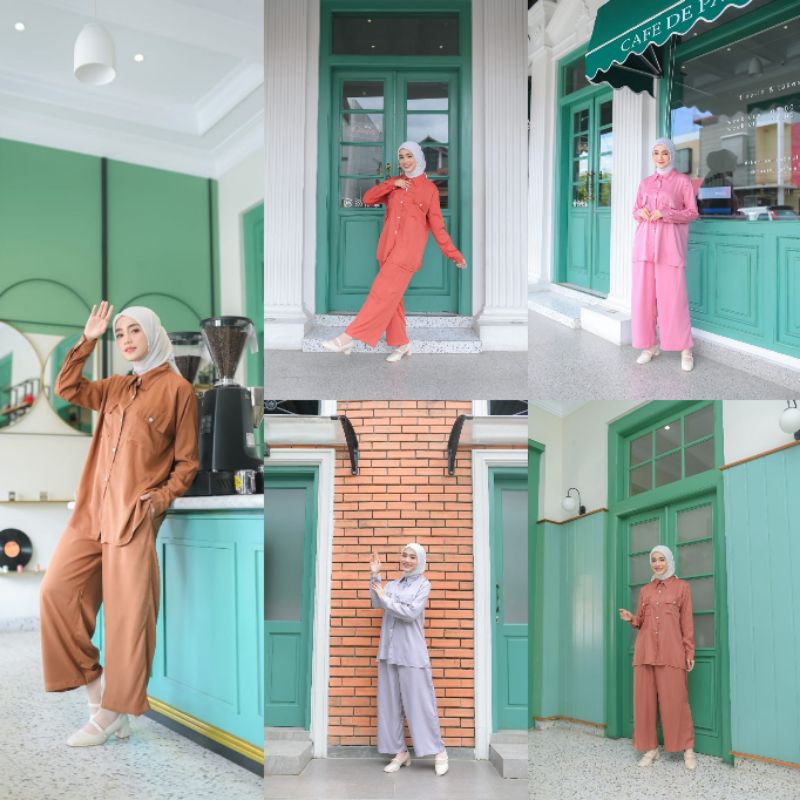 One Set Rayon || Pajamas Rayon Premium || Rayon Polos Twill -BEST SELLER ✓COD