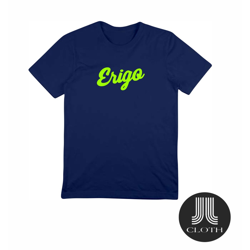 T-SHIRT BAJU KAOS DISTRO ERIGO BASIC STABILO PRIA WANITA COTTON COMBED 30S