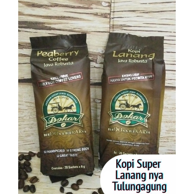 

Kopi Lanang Dokar 180g Super Tulungagung