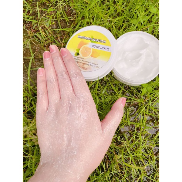 BODY SCRUB SUPRER WHITENING INJECTION EXTRA WHITENING HIGH DOSIS